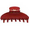RPZL Molletta per capelli in acetato - Clip per capelli sottili o spessi, colore rosso ciliegia