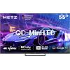 Metz TV QD-MiniLED 55 Pollici Smart TV MNE8000Z, 144hz, MEMC, Dolby Vision Atmos, HDR10, Freesync, VRR, ALLM, Googlecast,Tuner DVB-T/T2/C/S/S2/Analogico