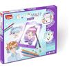 Maped Creativ Avatar'Tablet Manga - Macchina da disegno luminosa, per comporre ritratti Manga all'infinito, tavoletta luminosa con schede, modelli e materiali da disegno, a partire dai 7 anni