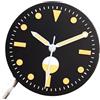 Generico 50 parti del quadrante dell'orologio da 29 mm for NH35 PT5000 della cassa luminosa verde set di lancette sterili for orologio subacqueo(D dial handC,For miyota 8215 821a)