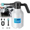 Starvortex 2.5L Spruzzatore Elettrico in Schiuma per Auto, Pompa ad Alta Pressione Irroratrice a Batteria, con Cavo di Ricarica USB, Nebulizzatore Fine per Flusso, per la Cura dell'Auto, il Giardino e Casa