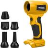 Rouzin Soffiatore a batteria per Dewalt 18 V MAX20 V senza fili per turbina pulitore portatile per auto, ventilatore elettrico piccolo per soffiare foglie, neve, polvere (senza batteria)