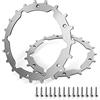 Delixike Spikes per robot tosaerba in acciaio inox per Gardena Sileno City 250 + 500 + Life, con miglioramento della trazione per robot tosaerba, 14 viti in acciaio inox, per accessori, ruote da 212 mm