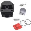 Chchwing 39mm Cilindro Pistone KIT FIT per Mitsubishi T200 2 Decespugliatore T 200 Attrezzi Da Giardino Tagliaerba Ricambi