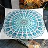 Morbuy Tenda a Vela Ombreggiante, Fantasia Boho Impermeabile Telo Parasole Tenda da Sole Esterno Portare Corda, per Giardino Balcone Terrazza, Piscina, Patio (Nordica,200x240cm)