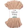Stafil Filled Ropy Ø 6 mm, Filato Effetto Corda 250 g ~ 50 m, 70% Cotone Riciclato e 30% Poliestere, per Cestini, Decorazioni e Lavori a Uncinetto, Colore Beige