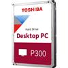 Toshiba Disco rigido interno Toshiba P300 da 3,5″ e 6 TB