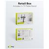 Goobay 58524 Supporto TV Basic Fix per TV e monitor tra 32 e 55 pollici (81-140 cm), girevole