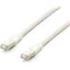 equip - Cavo patch - da RJ-45 (M) a RJ-45 (M) - 50 cm - SFTP - CAT 6a Platinum - stampato, a trefoli - bianco