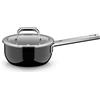 WMF Fusiontec Mineral Pro, Stielkasserolle mit Deckel, 16 cm, Black 3201114011 4000530758972