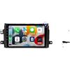 OEM Lettore multimediale per auto, con supporto per la navigazione, funzionalità schermo diviso, compatibile con Suzuki SX4 / Fiat Sedici, modello T3L Plus-MIC-FAN