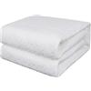 StarTech Coperta riscaldante elettrica - Coperta riscaldante / coperta da letto riscaldante - 160x130 cm - Spina europea 220V - Timer 10-14 ore - 100W - Per 2 persone - Bianca