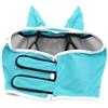 Jinhxofs Maschera Anti-Ditteri Cavallo Design Occhi Aperti Maschera Cavallo Rete Paraorecchie Attrezzatura Equina, Blu, M