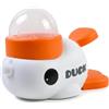 Culinavog Giocattolo Interattivo a Forma di Anatra, 2 in 1,Mangiatoia Lenta con 3 Dimensioni di Foro di Erogazione, Dispenser di cibo interattivo a Forma di Anatra, Giochi Interattivi per Pet (Bianco)