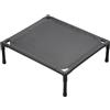 Baoblaze Cuccia rialzata per Cani, Portatile, Facile da Montare, Comoda, Ideale Come Regalo, Accessorio per terrazza, Giardino, Patio, Cortile, Interni ed, Nero, L