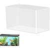 Generic Mini acquario professionale per acquario, senza cornice, extra trasparente, compatto in PET per terrari di granchi, ragni e piccoli habitat, per amanti della natura