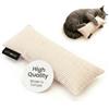 LucyBalu® Kick Bunny Cuscino con erba gatta in velluto a coste I Bianco