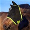 Horses Maschera Antimosche Horses Fly Go, Leggera e Traspirante, Maglie Fini con Orecchie in Tessuto Forato per Protezione da Mosche e Moscerini (Verde chiaro, xs)