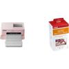 Canon Selphy CP1500, stampante fotografica a sublimazione wireless rosa & Rp-108 Ink Paper, Bianco, 20 x 12 x 8 cm