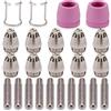 KERUE SG-55 AG-60 WSD-60 0.8MM Plasma Cutter Taglio Torcia Punta Ugelli Consumabili Kit 24pk