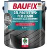 Baufix Gel Protettivo per Legno, Metallica Grigio Antracite, 2,5L