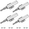 Schroovifix Apriporta a pressione (Push-to-Open) compatibile con IKEA BESTÅ, PAX, METOD e UTRUSTA - Chiavistello per ante per armadi senza maniglia, viti incluse (4 set)