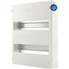 intratec 100% Shopping Intratec Centralino Elettrico da Parete 2 Fila - Quadro di Distribuzione IP30 con 24 Modulo per Installazione Facile in Ambienti Interni Residenziali e Professionali - 353 x 250 x 70mm