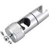 MOXYOY Supporto per soffione doccia, 16-28 mm, staffa regolabile per soffione doccia, ricambio con 2 ganci, accessori per soffione doccia