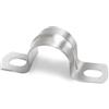 Jyeelen 12 pezzi Morsetti per Tubi, Jyeelen Ø 25 mm Collari Per Tubi acciaio inox 304 U fascetta stringitubo per fissare condutture, cavi, gasdotti e tubi di drenaggio