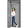 Eejovative Zanzariera Porta Finestra,70x255cm, Tenda Magnetica Antimosche Insetti, Striscia Adesiva Chiusura Magnetica Ideale per Cane Gatto Nero