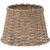 vidaXL Paralume Marrone Ø25x17 cm in Vimini, Paralume da soffitto, Paralume da Comodino, Paralume in Vimini, Paralume da Tavolo