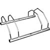 Buystar Rastrelliera per Biciclette - Supporto Bici, E-Bike, Struttura Acciaio, Interno, Esterno, 2 Posti, a Pavimento - 42x30x21h cm