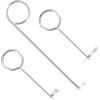 DUTIFUL Set di 3 chiavi universali professionali per porta della camera da letto, strumento di apertura della porta, kit di attrezzi per gancio per armadio