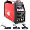 VECTOR WELDING Saldatrice TIG/MMA 200A AC/DC con Pulsazioni e Tecnologia IGBT Inverter, Saldatrice per Alluminio, Display Digitale, con Torcia TIG Combinata Gas/Elettrica WP-26, 5 Anni di Garanzia - Vector Welding