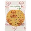 Amati Sempre Cookie Vegano Senza Glutine, Monoporzione 90g, con Gocce di Cioccolato