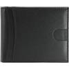 GRESEL Portafoglio Uomo Slim Vera Pelle Soft Nappa, Porta Carte, Nero | Porta Carte di Credito e Banconote, Compatto con Scatola