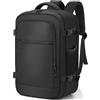 BAHIWOM Zaino per Ryanair 40x20x25, Bagaglio a Mano 20L Sotto il Sedile, Zaino Aereo Antifurto con Tasca PC 14 Pollici, Borsa da Cabina Uomo Donna per Lavoro Trekking - Nero