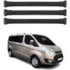 OMAC Barre Portatutto Trasversali in Alluminio per Ford Transit Custom/Tourneo Custom I 2012-2023 - TÜV/DIN 75302