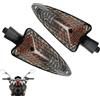 Generico Frecce Moto A Led - Indicatori Anteriori E Posteriori Per Motoveicoli - Lampada 12V Visibili Di Giorno Per Accessori Chopper Motociclo Scooter