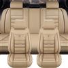 Generico Coprisedili Auto per Hyundai Tucson 2014-2019, Copri Sedile Auto,Coprisedili Auto Universale, Design a Copertura Totale, in Pelle PU, Compatibili con Airbag