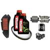 MotoCapuano KIT TAGLIANDO SH300 I 2007 OLIO FILTRI RULLI CINGHIA PASTIGLIE CANDELA BANDO