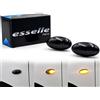 Esselle Parts Coppia Frecce Laterali Nero Fumé Progressive Dinamiche A Led per Peugeot 1007, 107, 108, 206, 307, 4007, 407, 607, Partner, Partner MK3, Rifter, Plug and play Canbus nessun errore
