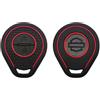 Kesiku Custodia per chiave compatibile con Harley Davidson dal 2007 al 2016 Sportster Dyna Softail Touring V-Rod, custodia per chiavi per moto Harley-Davidson, cover per chiave Harley (nero rosso)