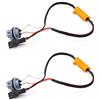 KATUR, confezione da 2 resistenze di carico da 50 W, 8 Ohm, per luci a LED 7440, 7440NA, 7441, 992 - Ripara il lampeggiamento veloce delle luci a LED per indicatori di direzione a LED, luci targa a