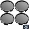 GIONAR 4 coprimozzo 58 mm, coprimozzo per BMW, per Mercedes, coprimozzo OD 58 mm, ID 55 mm, in ABS di alta qualità