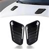 LHLUCKY 2 pezzi di prese d'aria del cofano dell'auto per BYD Atto 3 2022-2024, Prese D'Aria Decorative Per Auto in ABS Accessorio Modificato Adatto, Nero