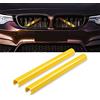 AggAuto Inserti per griglia per BMW F10 F20 F30 F25 Strisce per griglia per BMW Serie 1/2/3/4/5/6/7/X1/X2/X3/X4/X5 (F25 G01, Giallo)