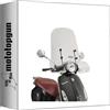 MOTOTOPGUN givi parabrezza trasparente 5608a + attacco compatibile con piaggio vespa primavera 50-125-150 2014 2015 2016 2017 2018 2019 2020 2021 2022 2023 2024 MOTOTOPGUN