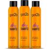 Got2b - Shampoo Secco Texture Extra - 3 pezzi da 200 ml (600 ml) - Rinfresca i capelli istantaneamente - Ottimo per acconciature