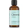 ESSENCIALES Olio Essenziale di Citronella 100 ml - 100% Puro e Naturale - Aroma fresco e citronellato per Diffusore e Aromaterapia